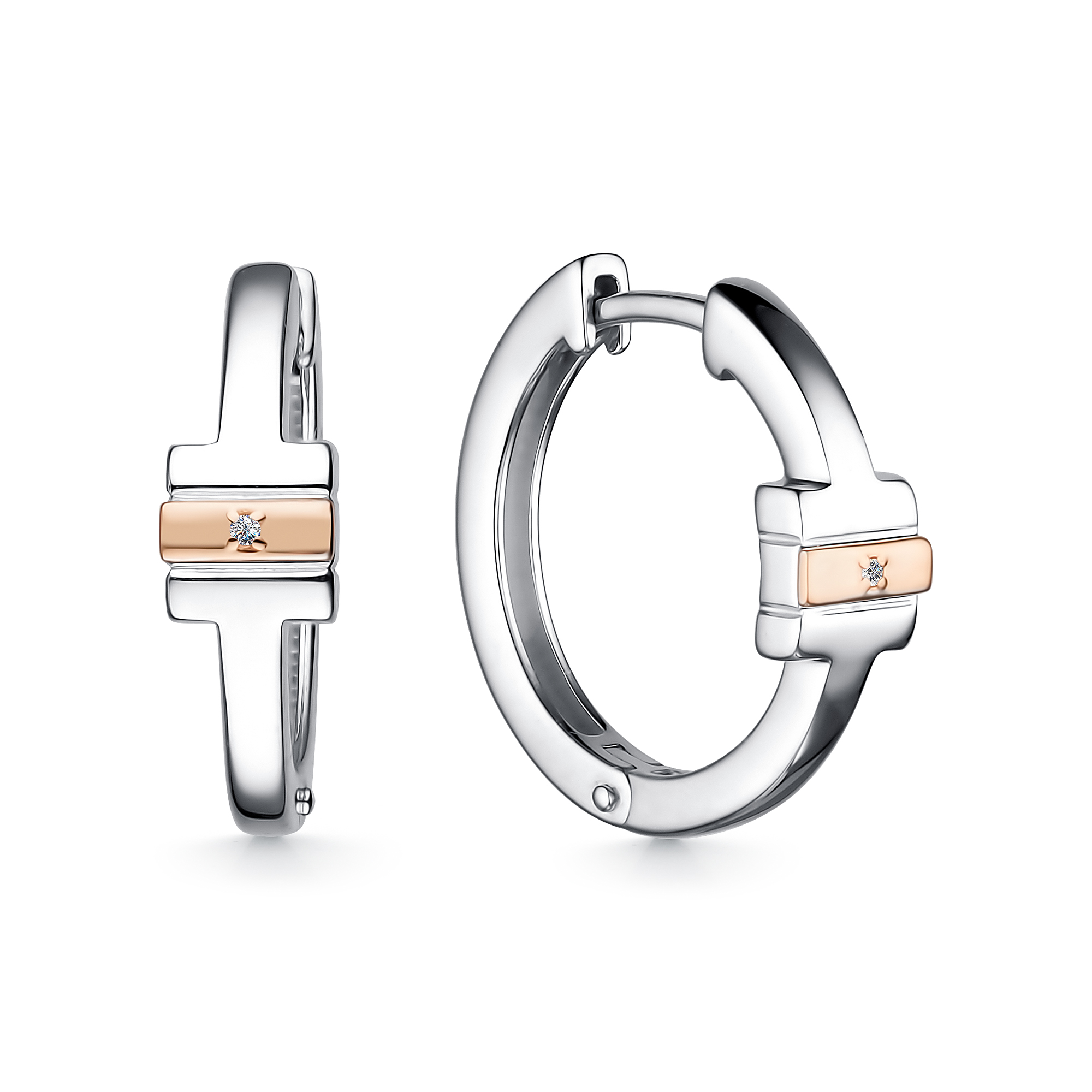 Серьги 925/585 "тиф" 02-2659/000Б-00