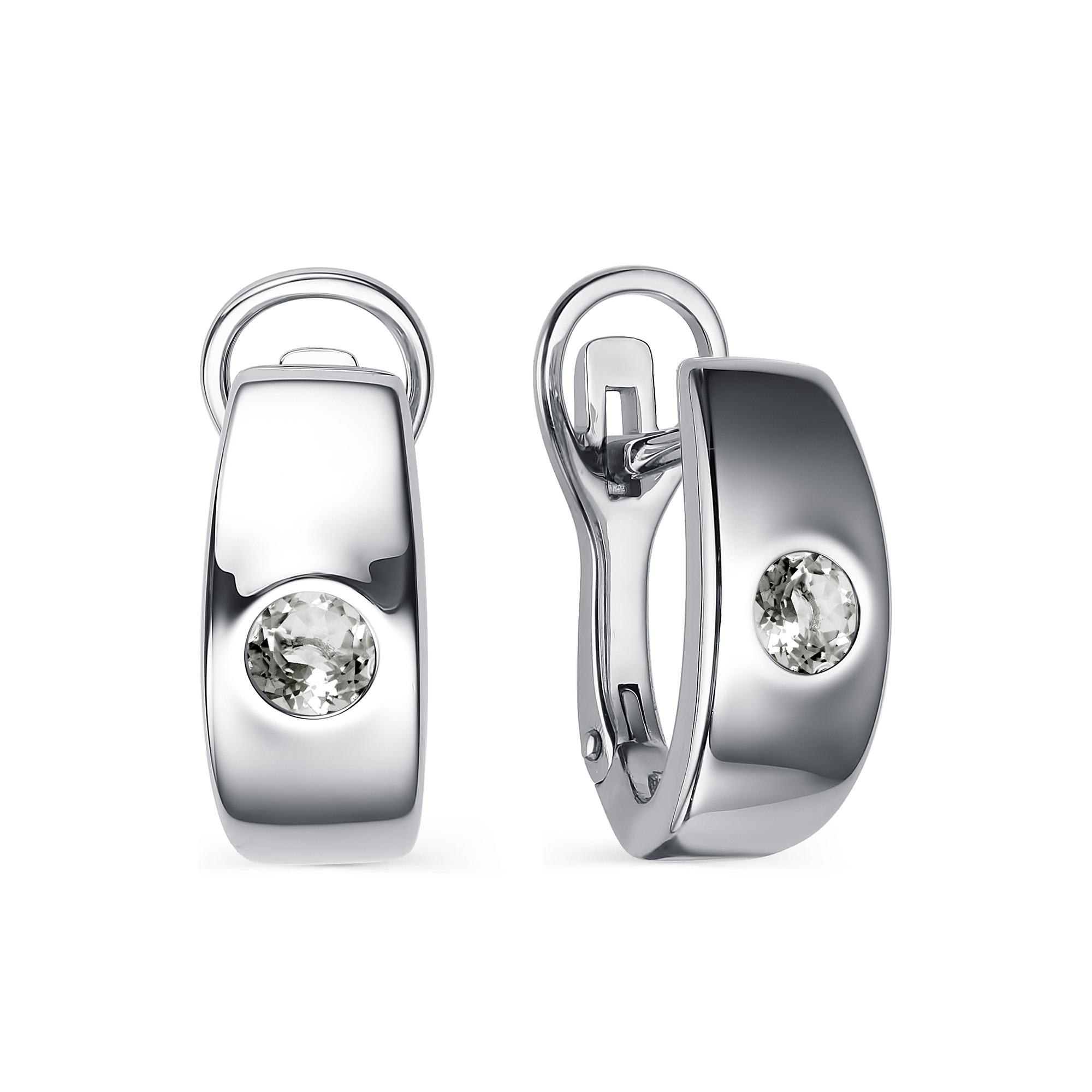Серьги 925 02-2160/0ЧБК-00