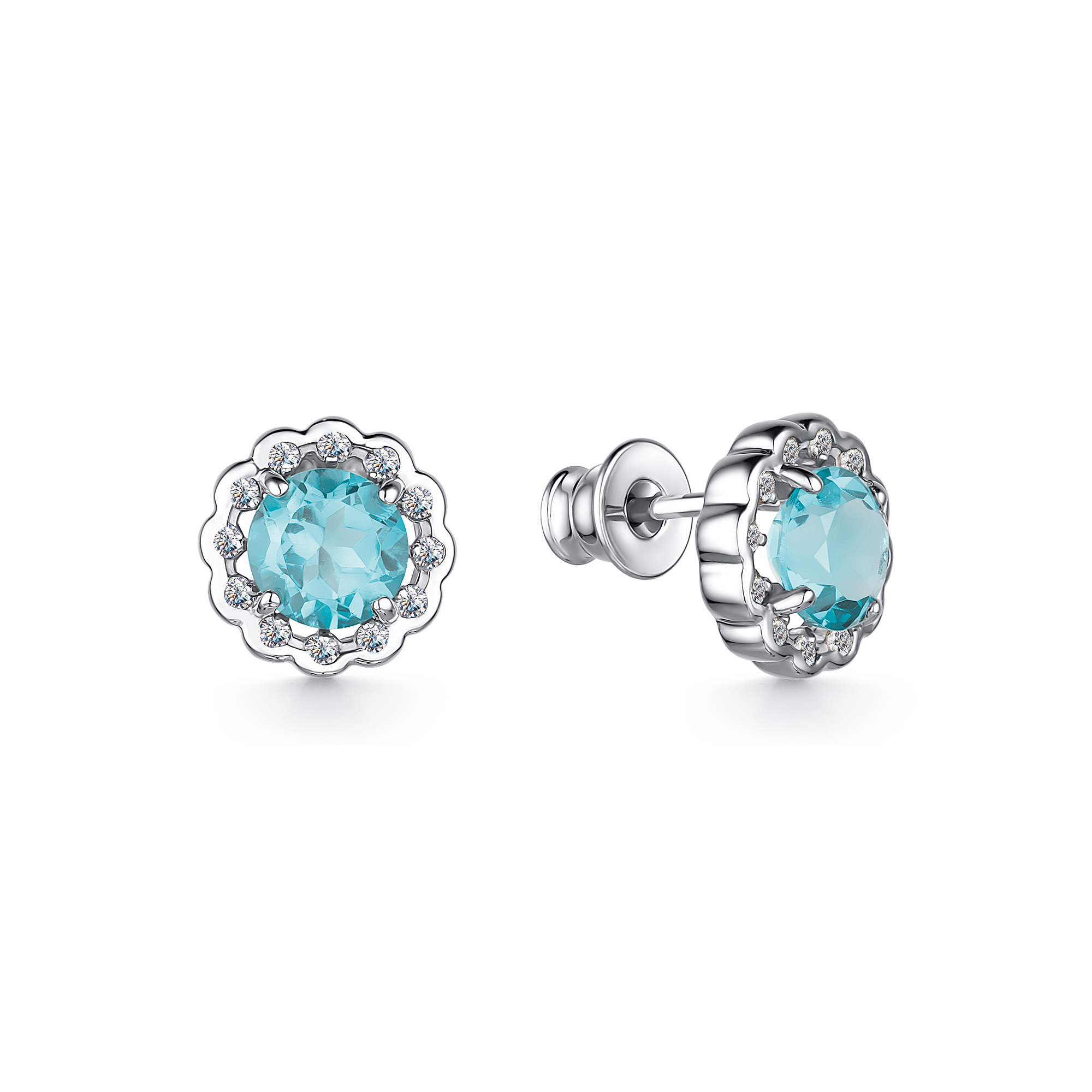 Серьги 925 02-2306/00ТБ-00