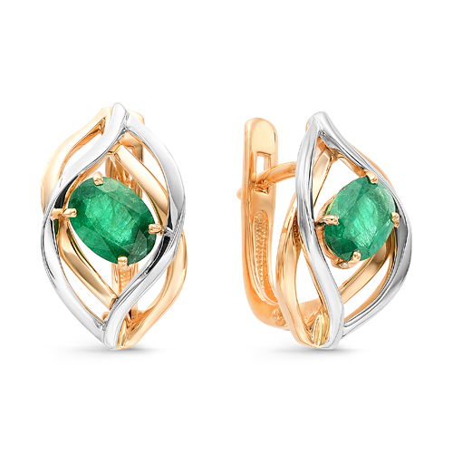 Серьги 585 2-106-466-01к