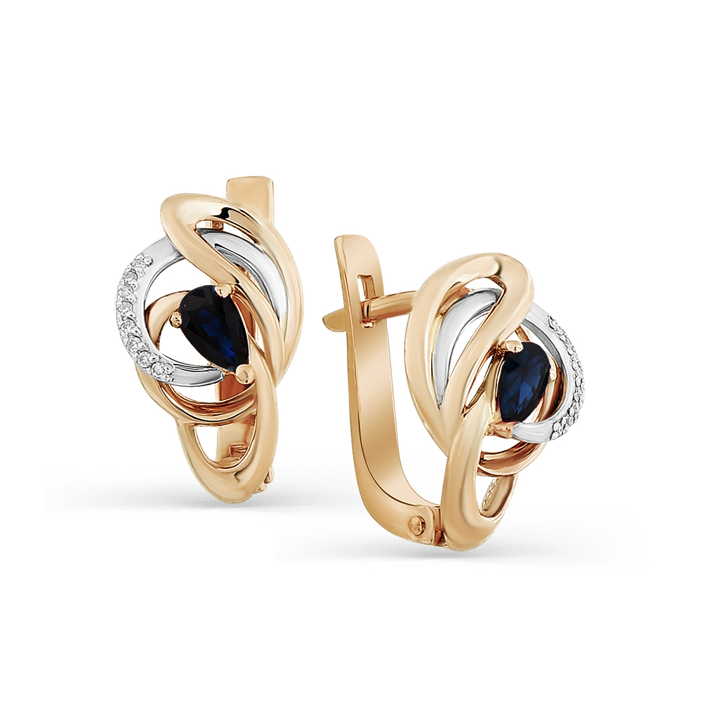 Серьги 585 2-105-195-02к