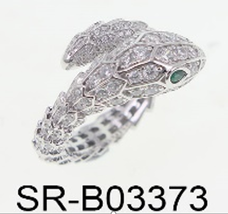 Кольцо 925 "змея" SR-B03373