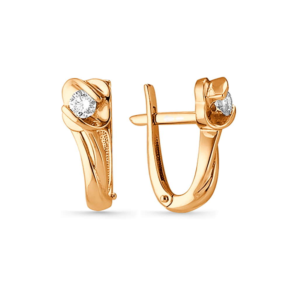 Серьги 585 2-105-27к