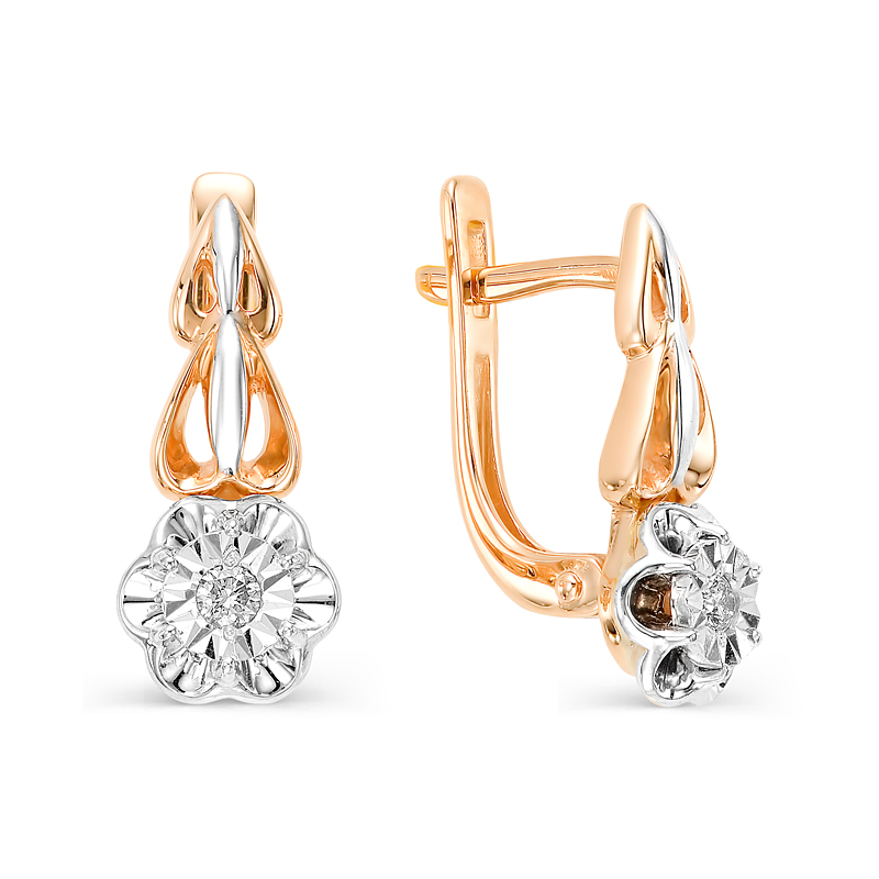Серьги 585 22565-100