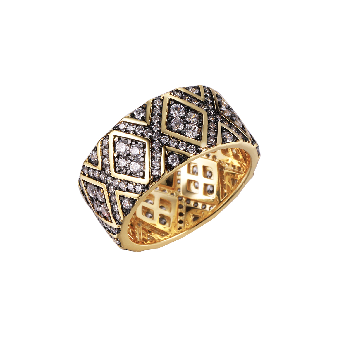 Кольцо 925 CZ-R03912-X-LB-