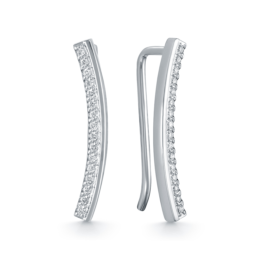 Серьги 585 "зажимы" 1040-2200