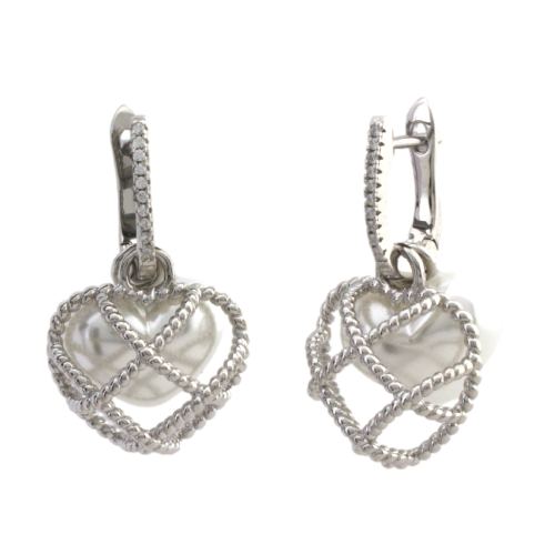 Серьги 925 "сердце" E39770-B