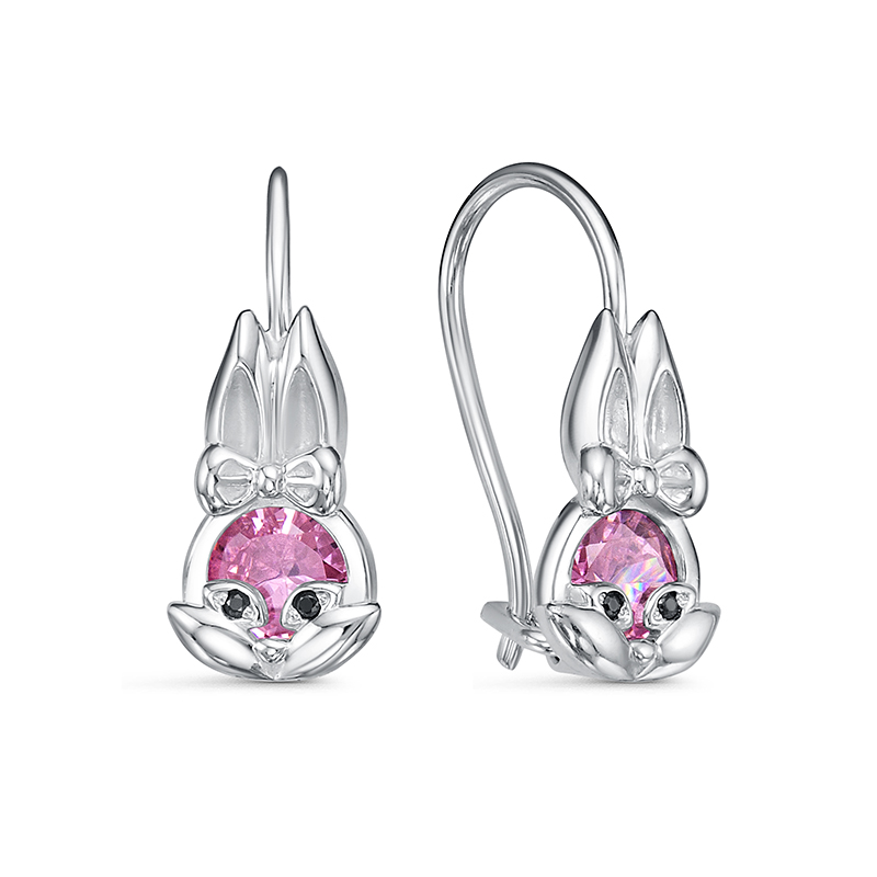 Серьги 925 "заяц" с1203917