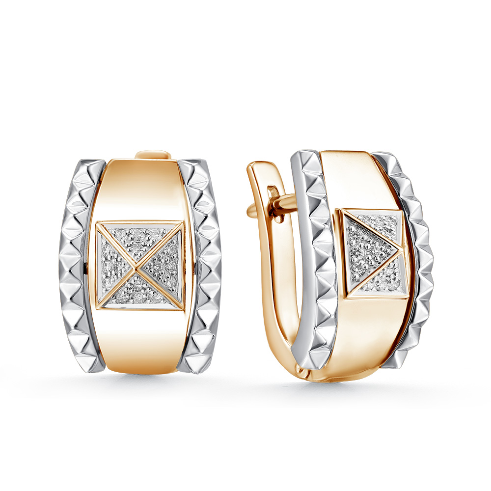 Серьги 585 с шипами 4698-210
