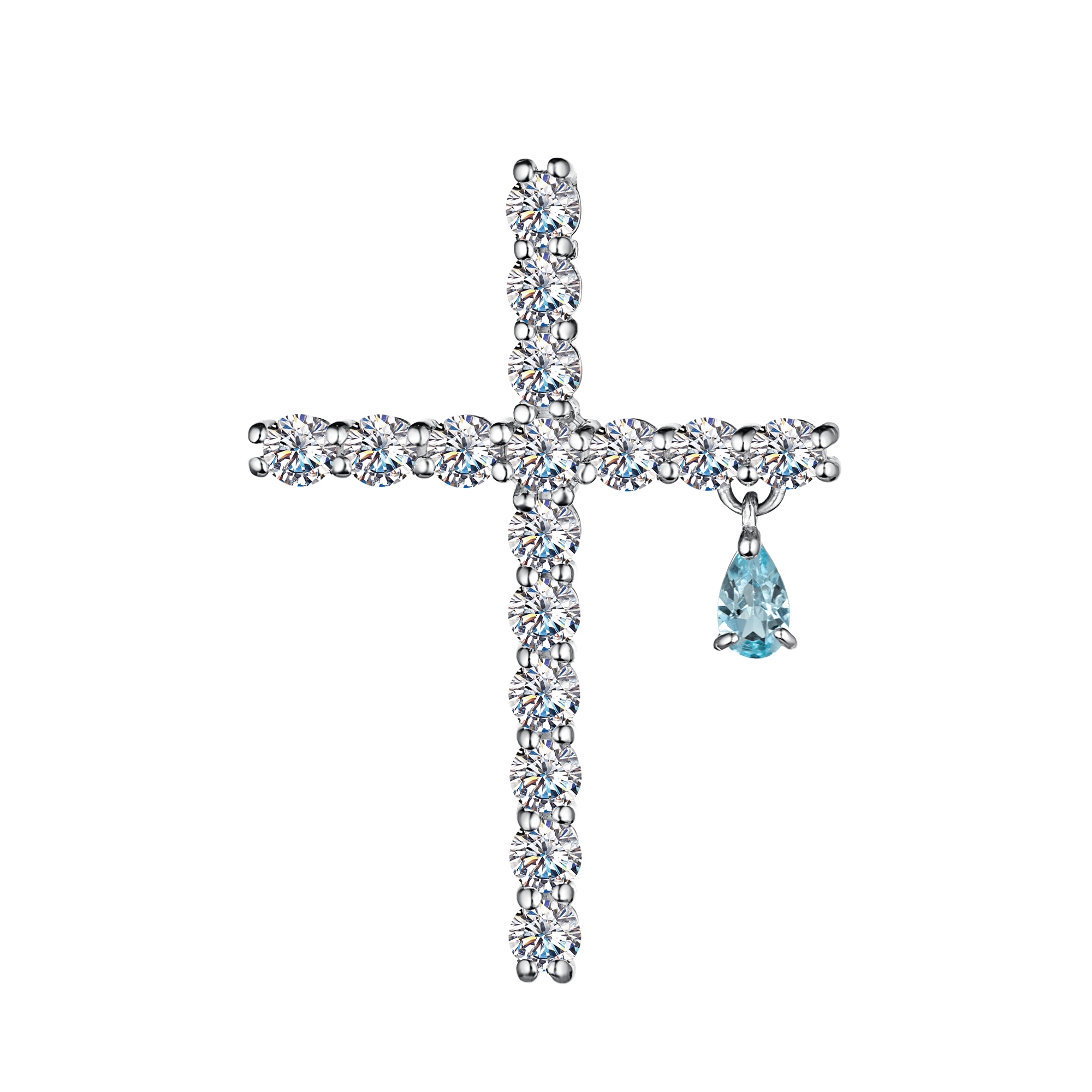 Подвеска крест 925 03-3840/00ТБ-00