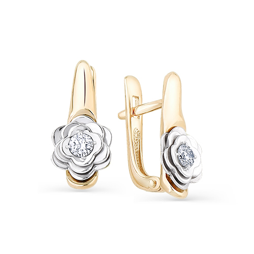 Серьги 585 2-106-982к