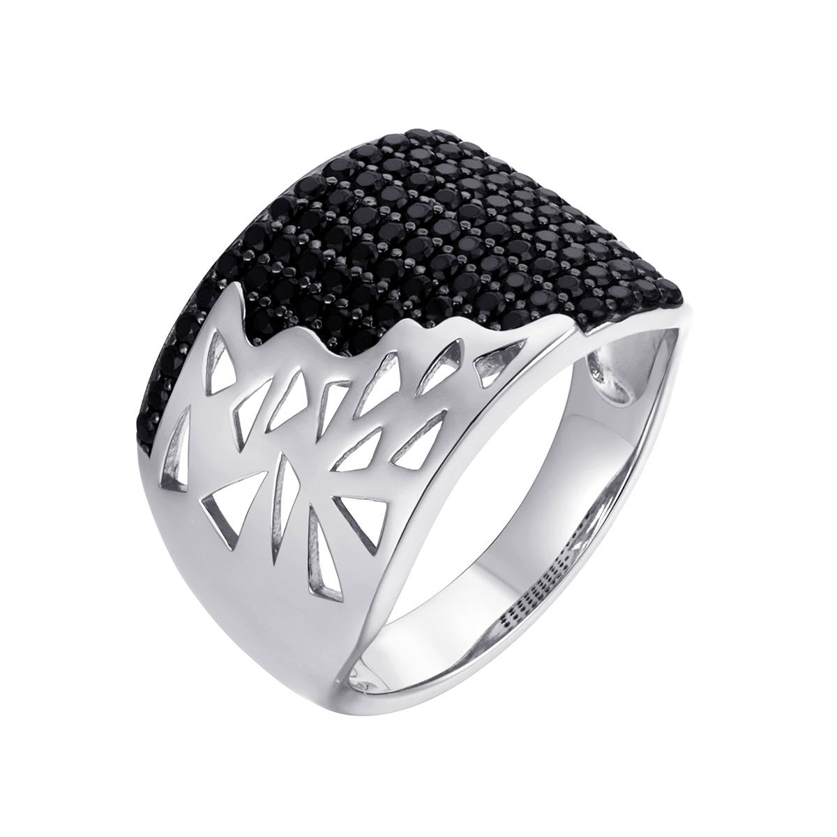Кольцо 925 CZ-R02316-X-WB-