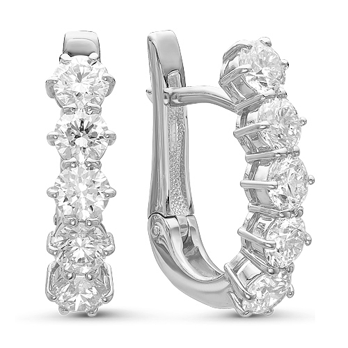 Серьги 585 02-1147б