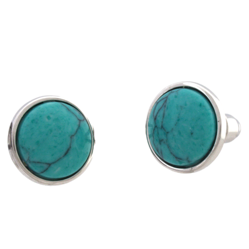 Серьги серебрянные с бирюзой EHK315-T