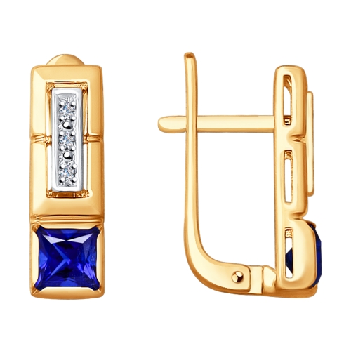 Серьги 585 6022123