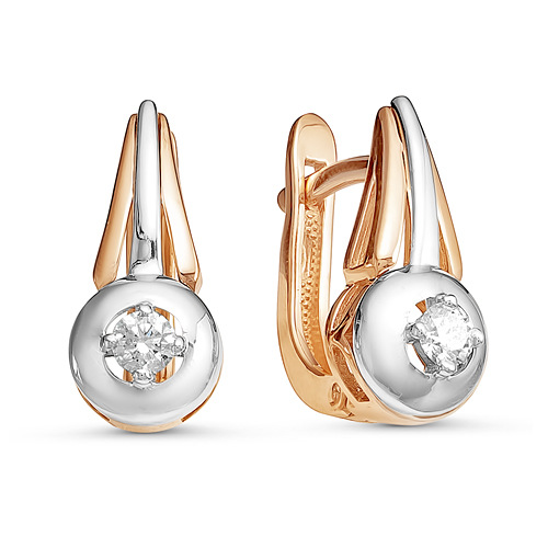 Серьги 585 02-2557к