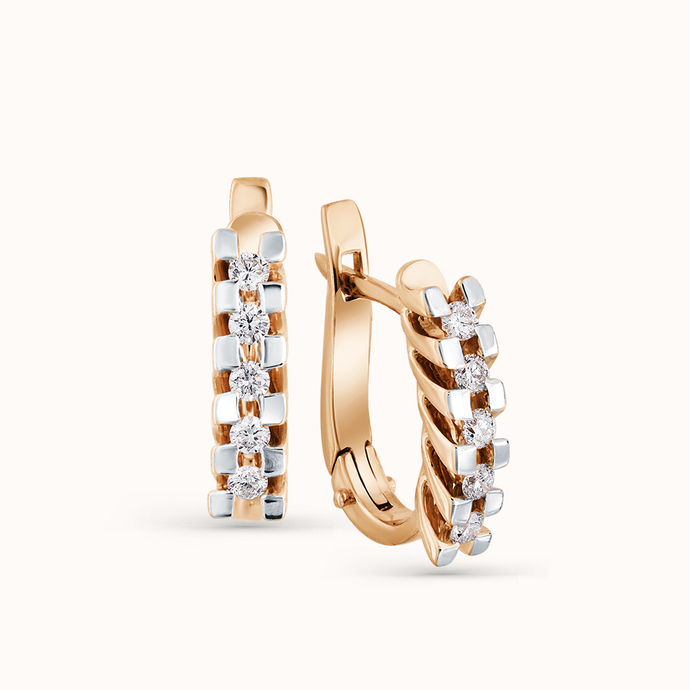 Серьги 585 2-104-579к