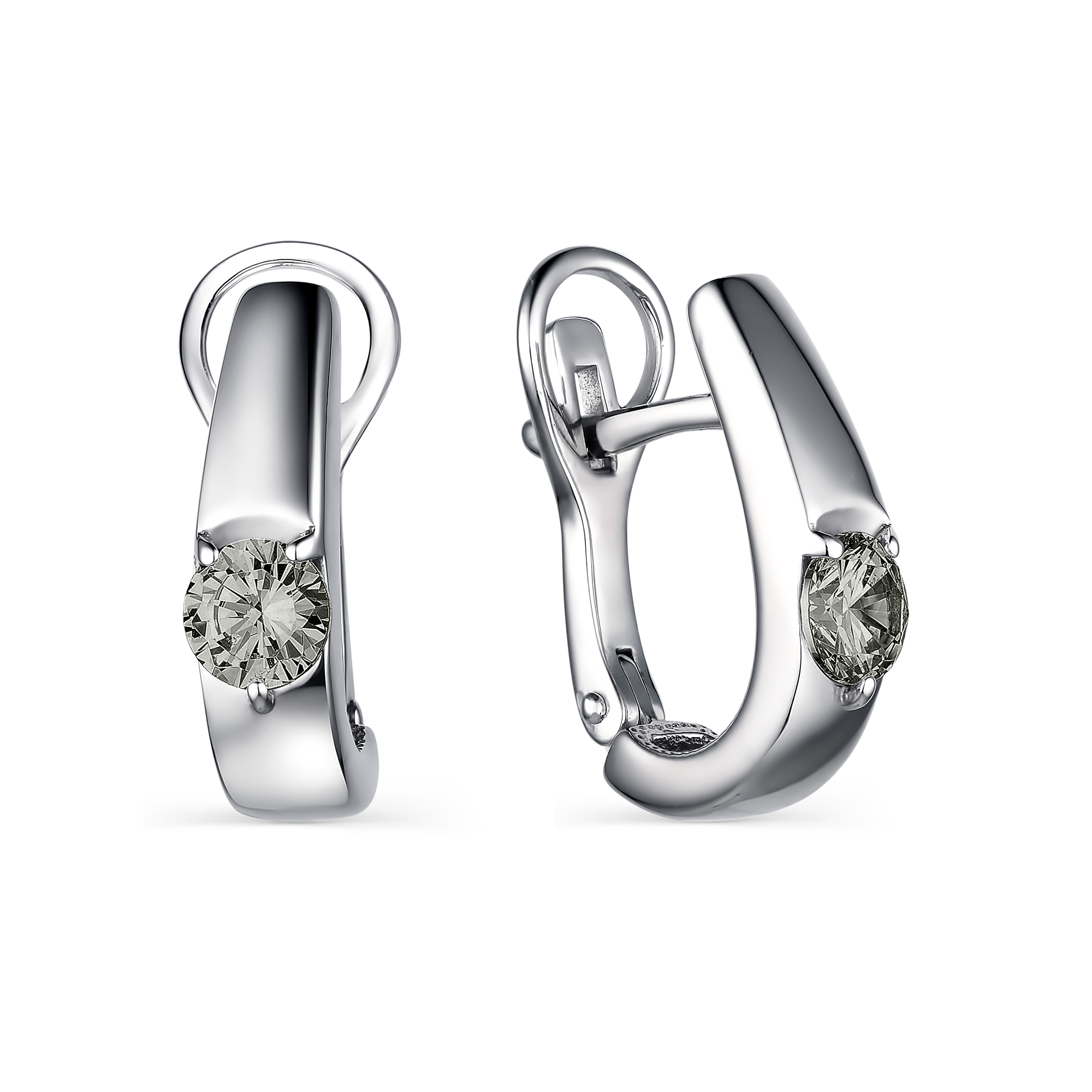 Серьги 925 02-2085/0ЧБК-00