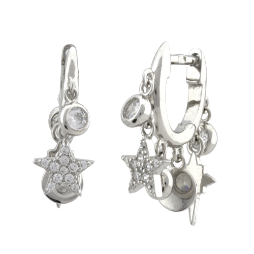 Серьги 925 "звезды" SY-365833-E