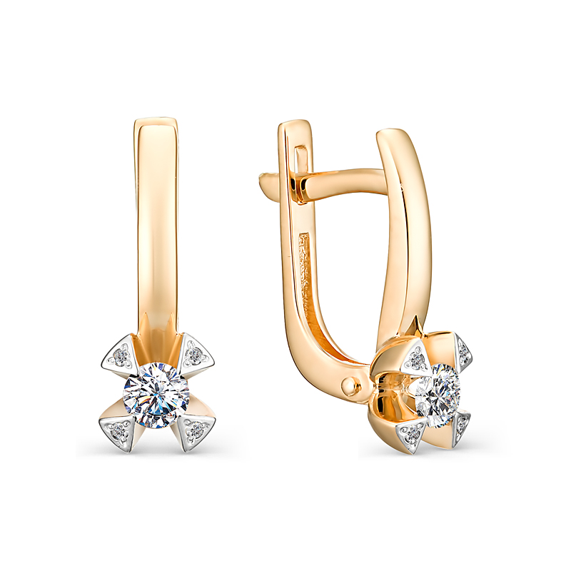 Серьги 585 23029-100