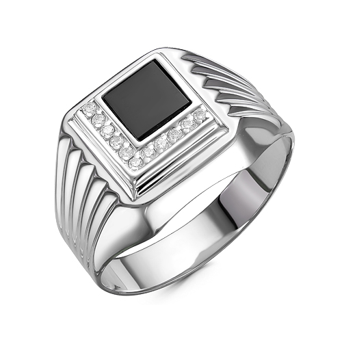 Кольцо "печатка" 925 С040573