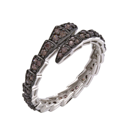 Кольцо "змея" 925 B22429-RCF