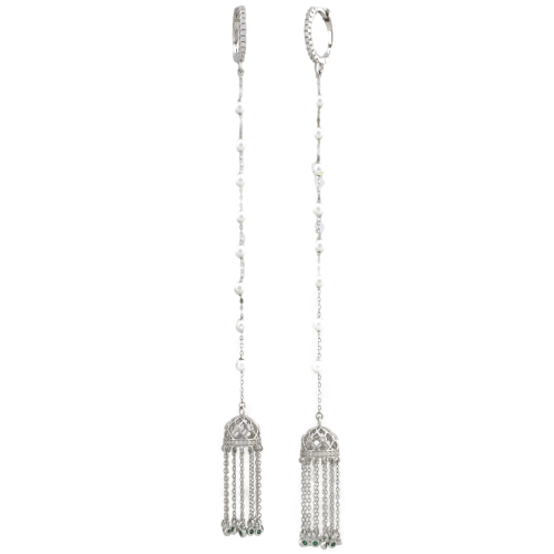 Серьги 925 (кисточки) G16-CZ-4328E
