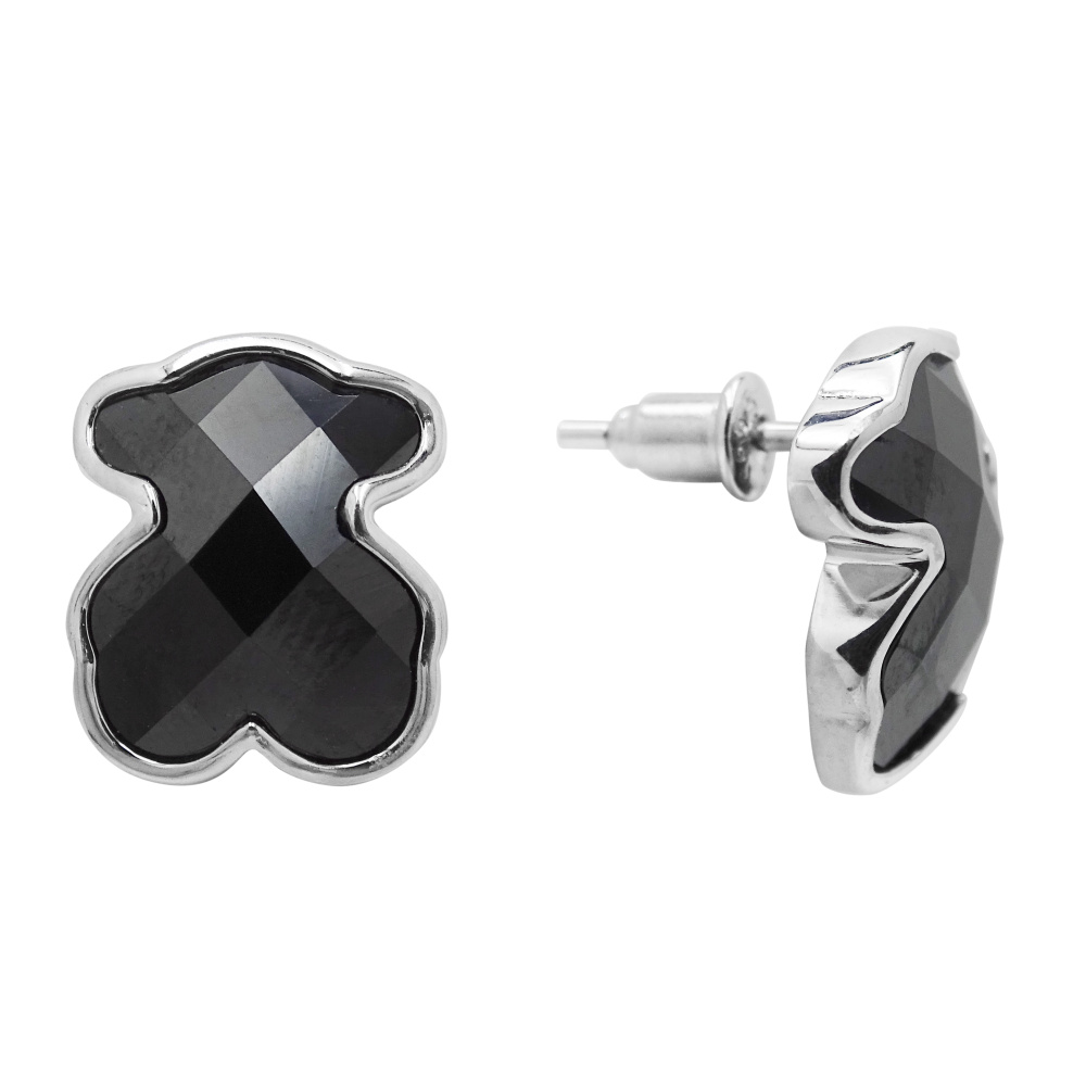 Серьги серебрянные в стиле Тоус с мишкой G-TC-2366E
