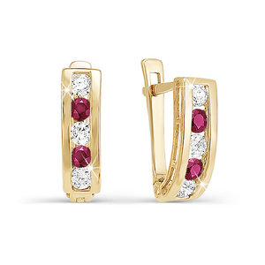 Серьги 585 120316/ф