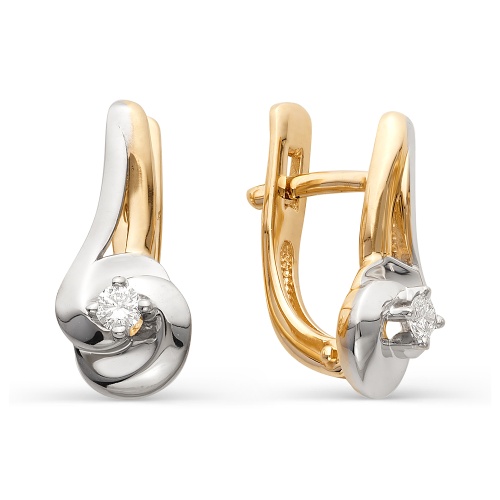 Серьги 585 2-105-420к