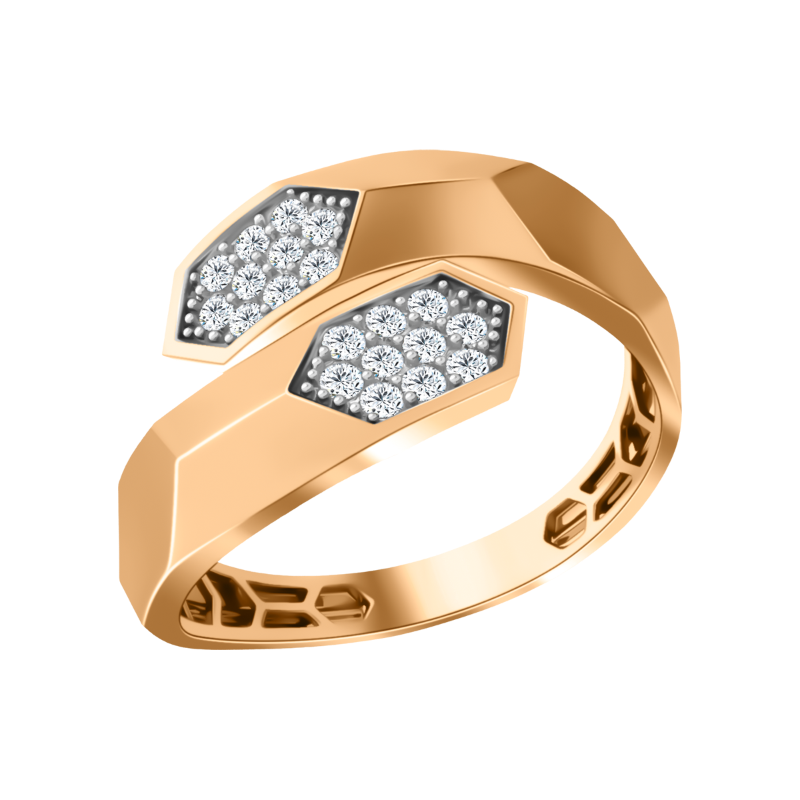 Кольцо "змея" 585 08-117199