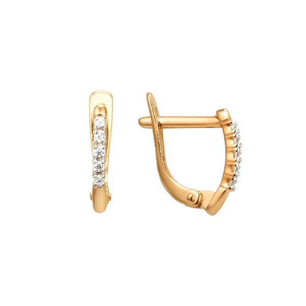 Серьги 585 000582-1102