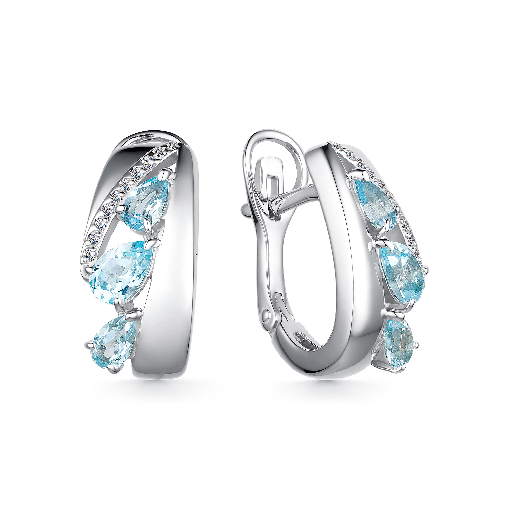 Серьги 925 02-2206/00ТБ-00