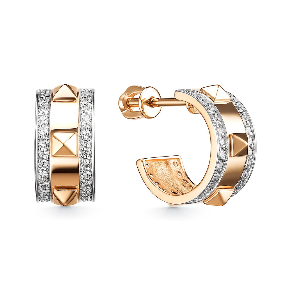 Серьги 585 "шипы" С4999