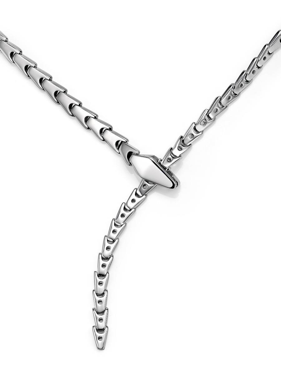 Колье серебрянное в виде змеи (925) КЦ-2333Р