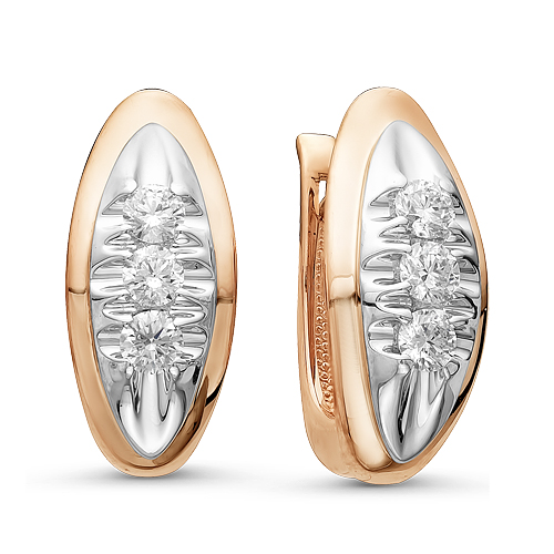 Серьги 585 02-1543к