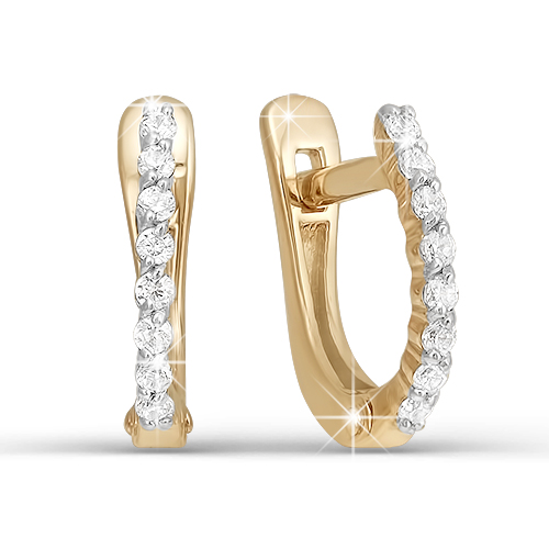 Серьги 585 п120009