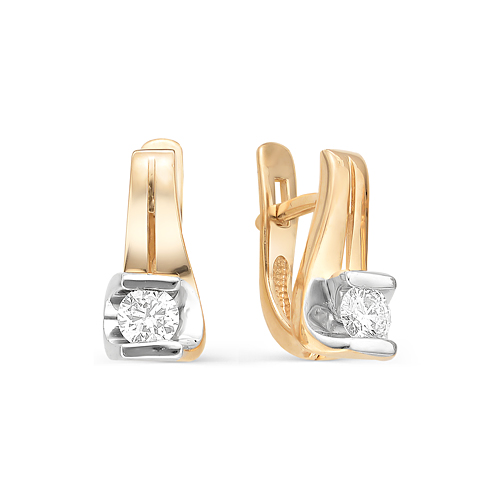 Серьги 585 2-106-360к