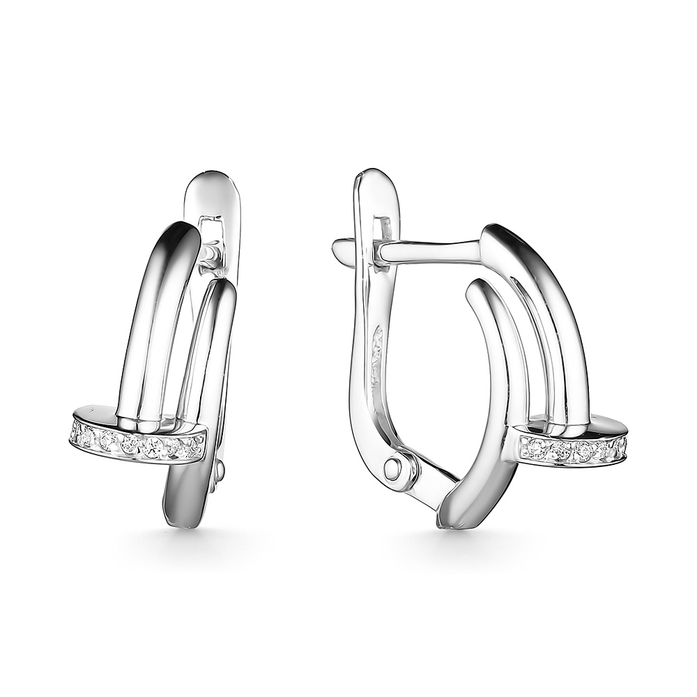 Серьги "гвоздь" 585 С1187Б